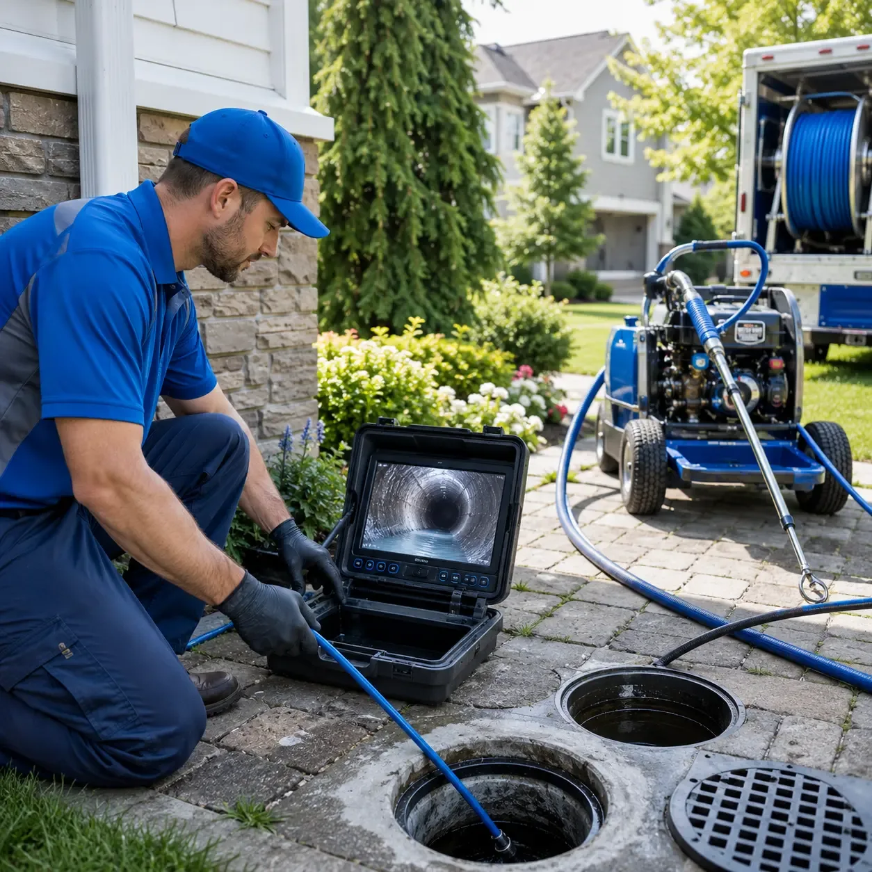 Outdoor drain cleaning professionals serving Westfield, MA